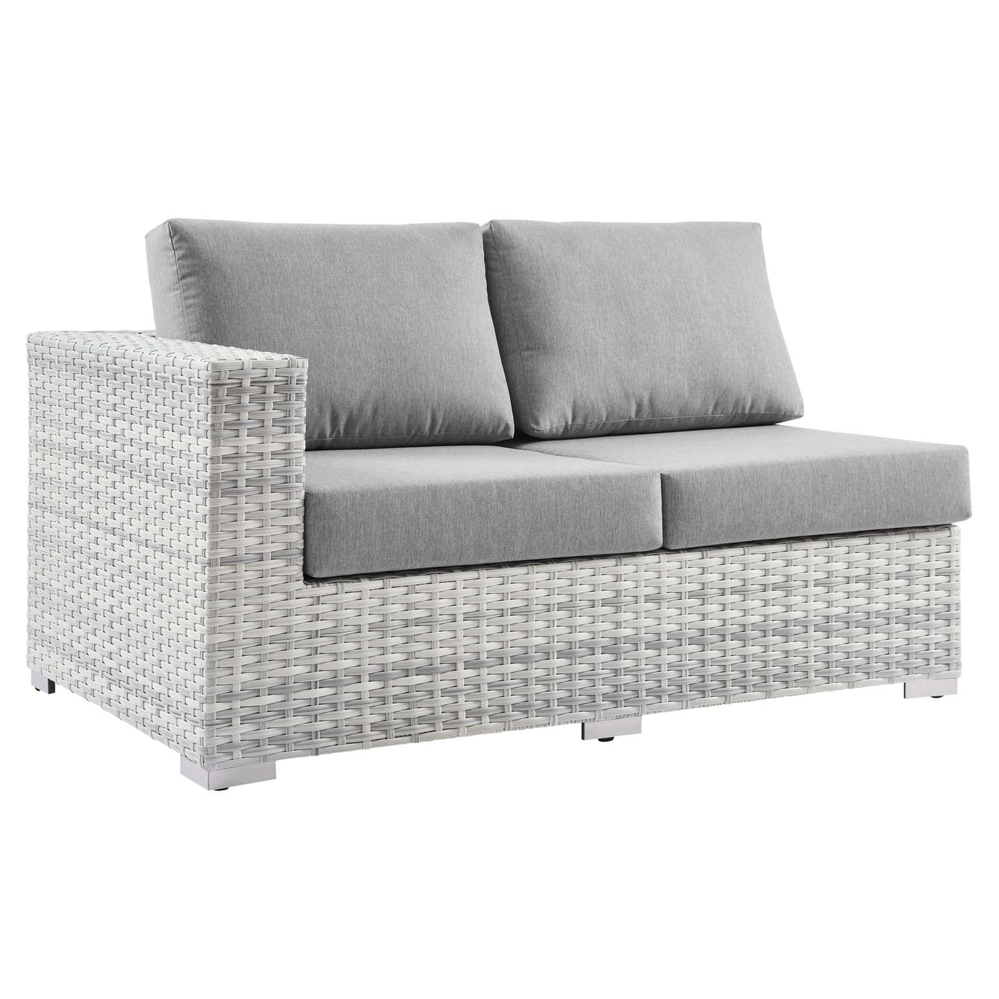 Modway Convene Outdoor Patio Left-Arm Loveseat | Outdoor Sofas, Loveseats & Sectionals |