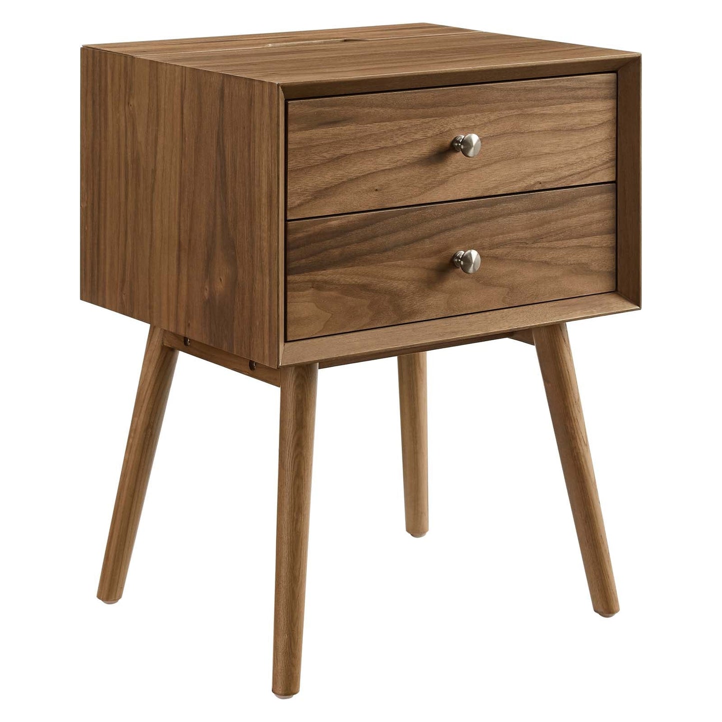 Modway Ember Wood Nightstand With USB Ports | Nightstands |