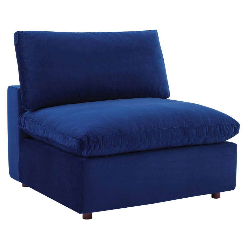 Modway Commix Down Filled Overstuffed Performance Velvet Armless Chair | Chairs & Recliners |