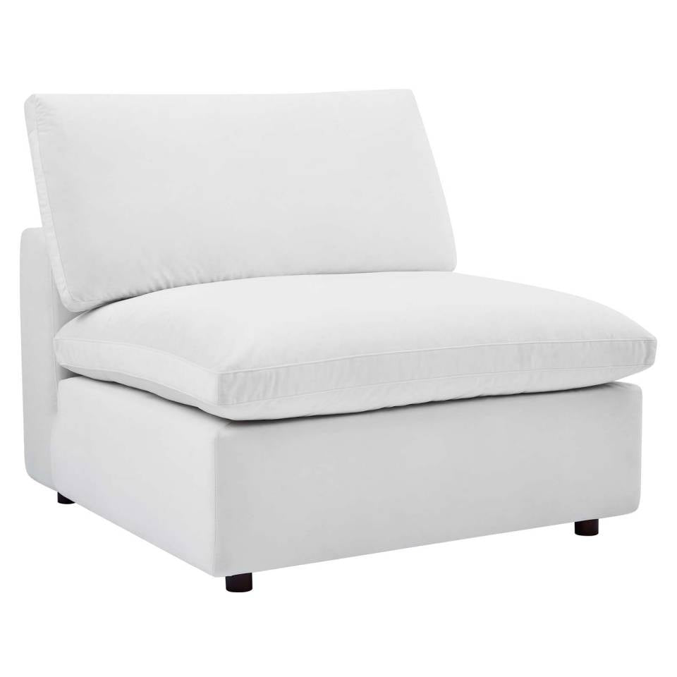 Modway Commix Down Filled Overstuffed Performance Velvet Armless Chair | Chairs & Recliners |