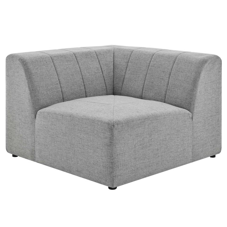 Modway Bartlett Upholstered Fabric Corner Chair | Side Chairs |