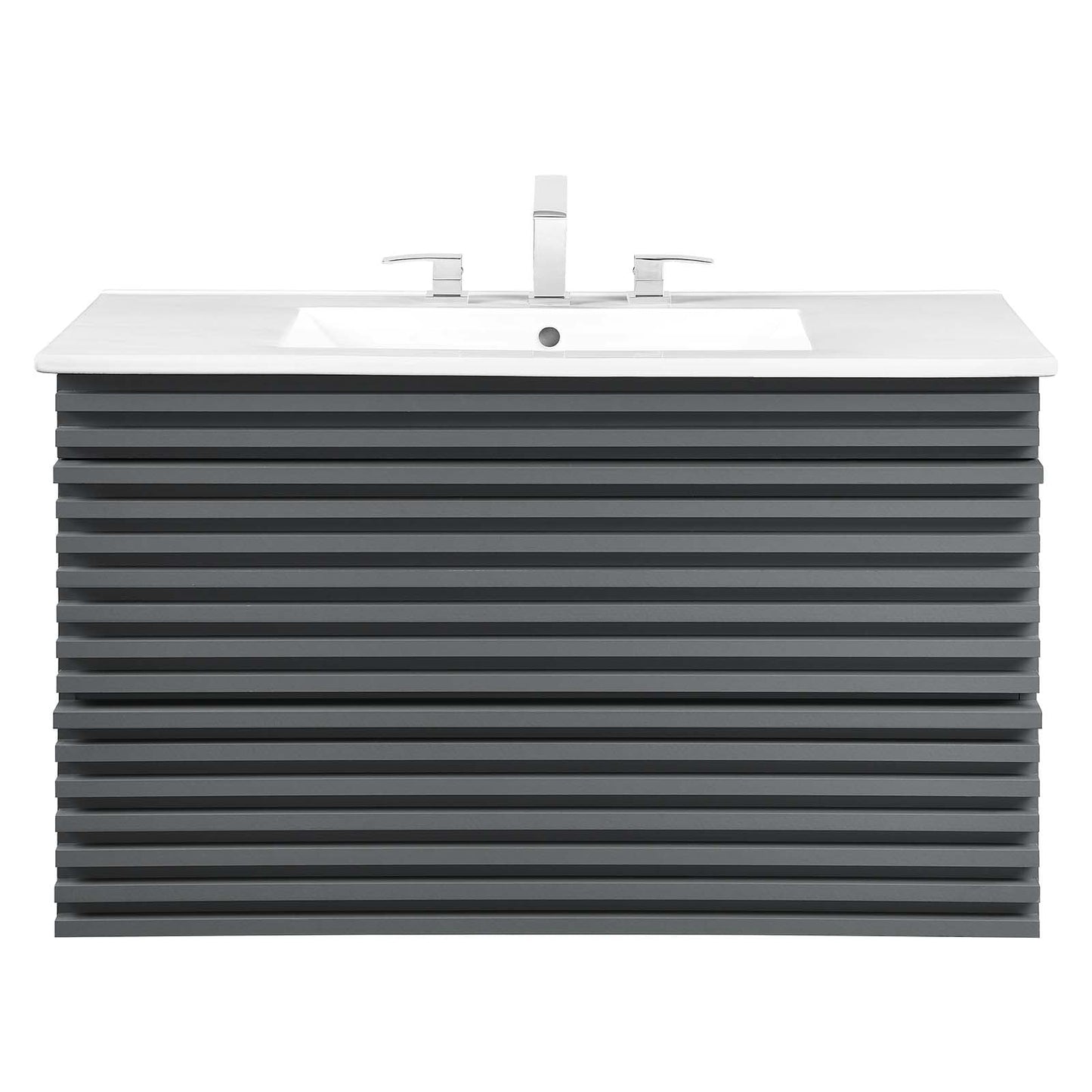 Modway Render 36" Wall-Mount Bathroom Vanity | Bathroom Accessories | Modishstore-4