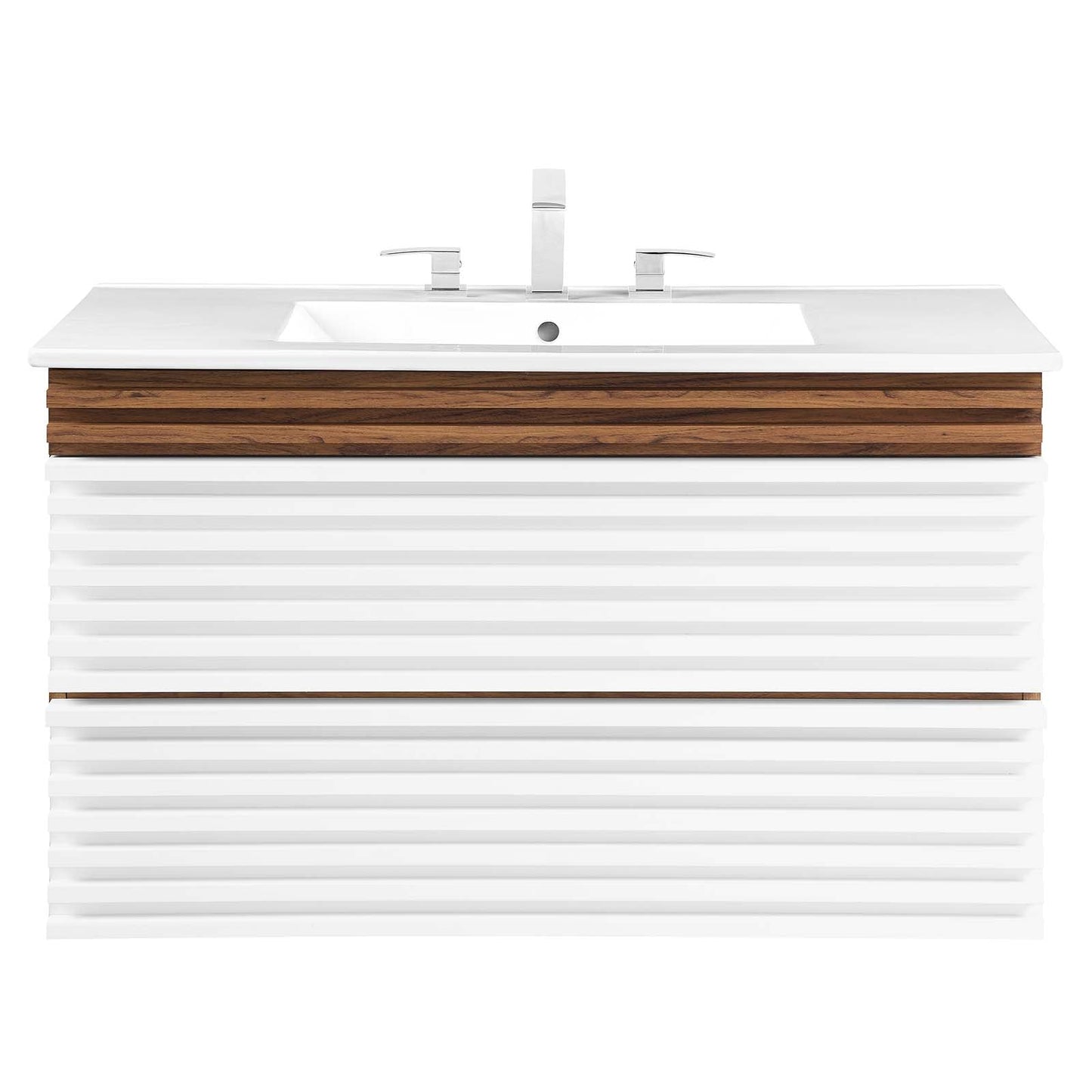 Modway Render 36" Wall-Mount Bathroom Vanity | Bathroom Accessories | Modishstore-5