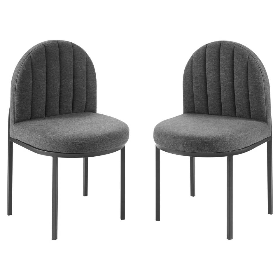 Modway Isla Dining Side Chair Upholstered Fabric Set of 2 | Side Chairs |