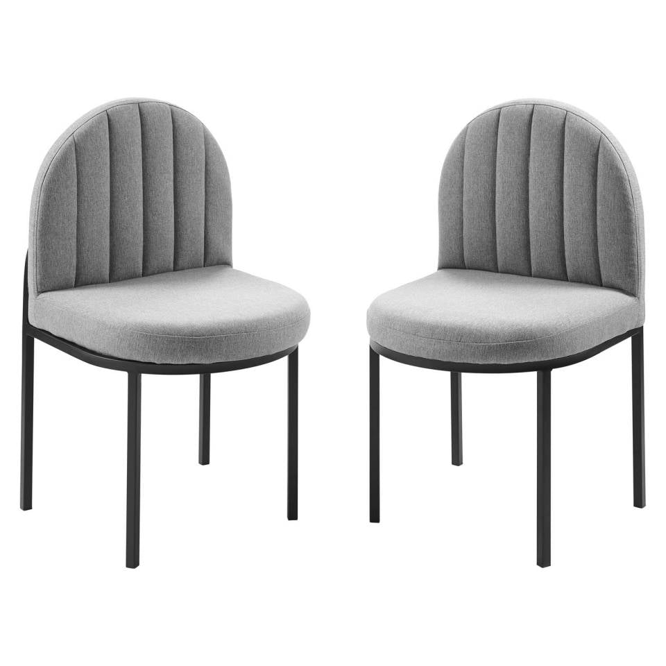 Modway Isla Dining Side Chair Upholstered Fabric Set of 2 | Side Chairs |