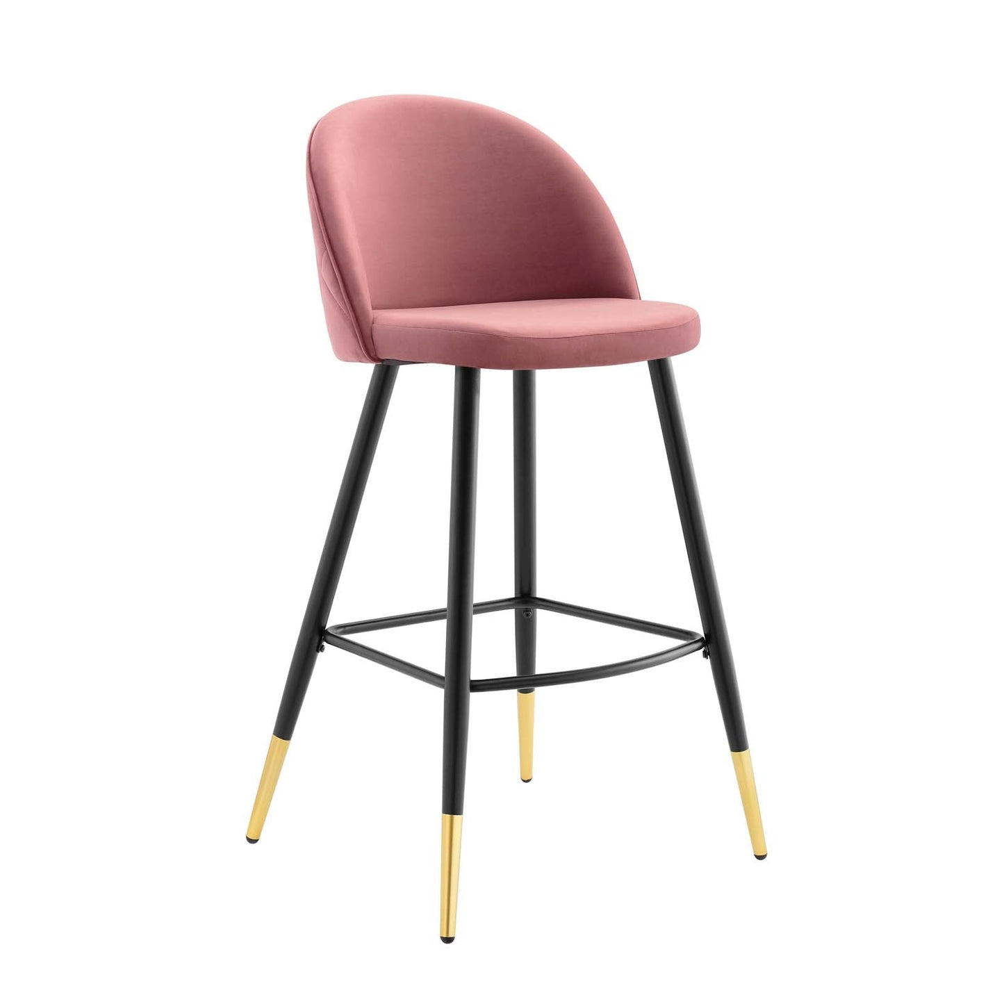 Cordial Performance Velvet Bar Stools - Set of 2 By Modway | Bar stool