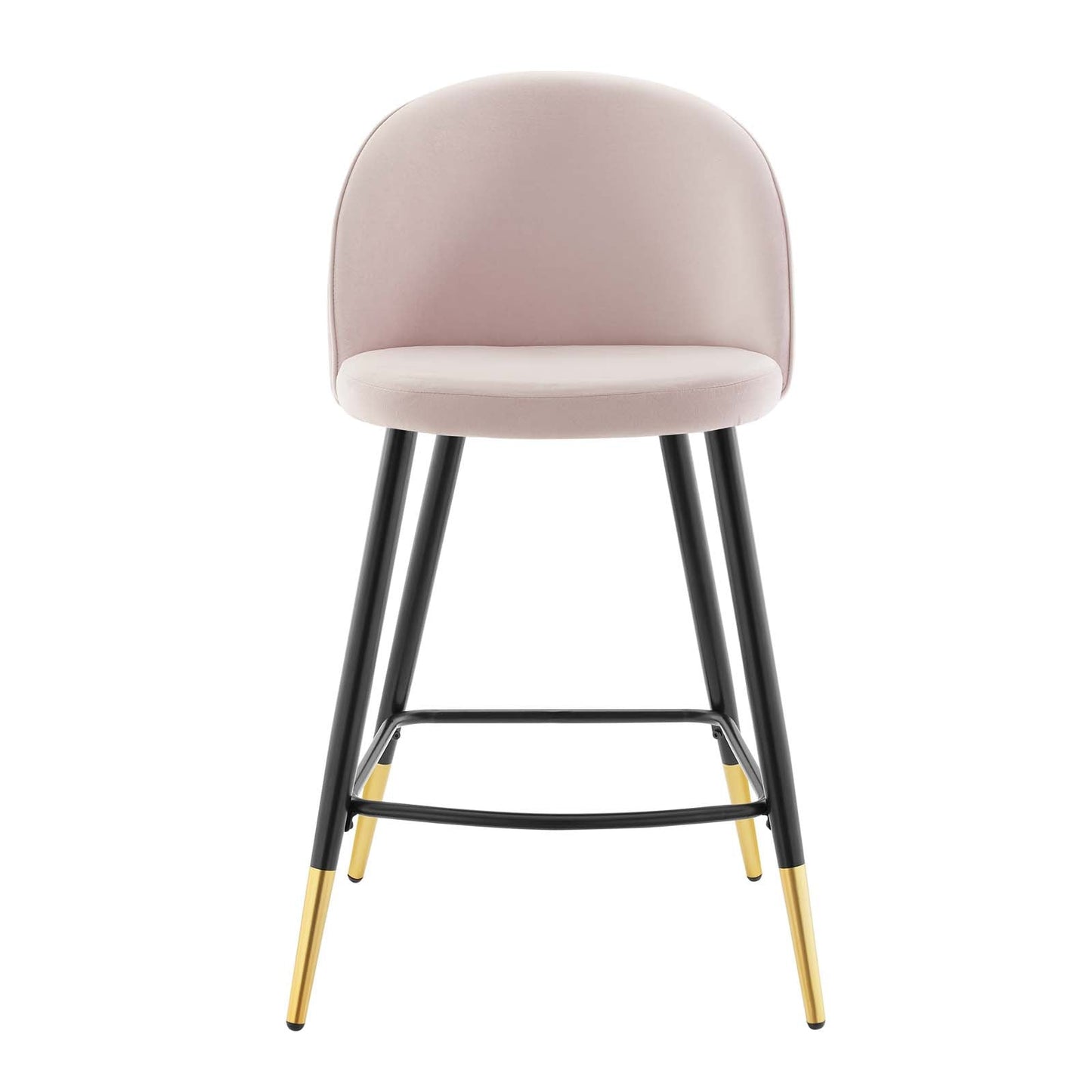 Modway Cordial Performance Velvet Counter Stools - Set of 2 | Bar Stools |