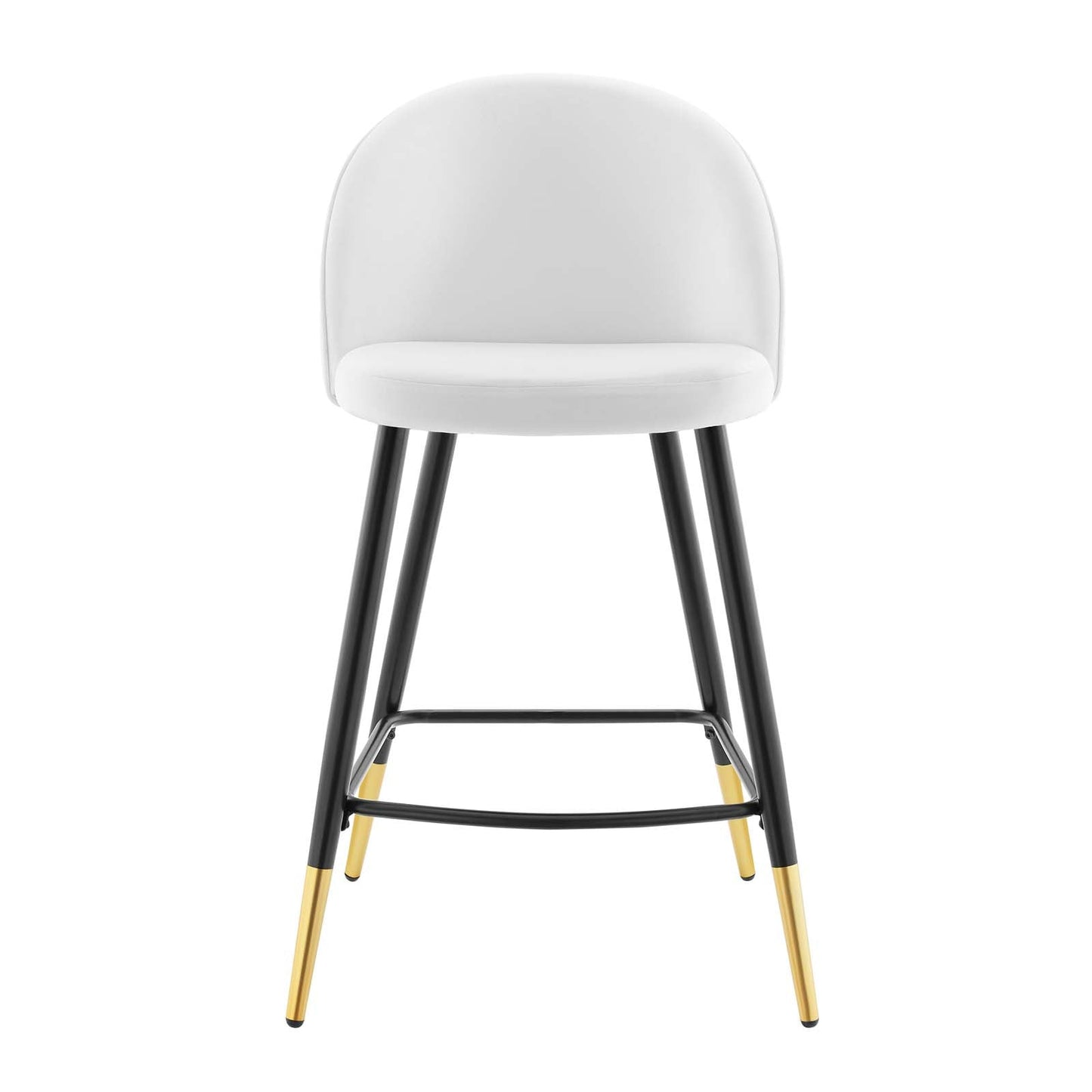 Modway Cordial Performance Velvet Counter Stools - Set of 2 | Bar Stools |