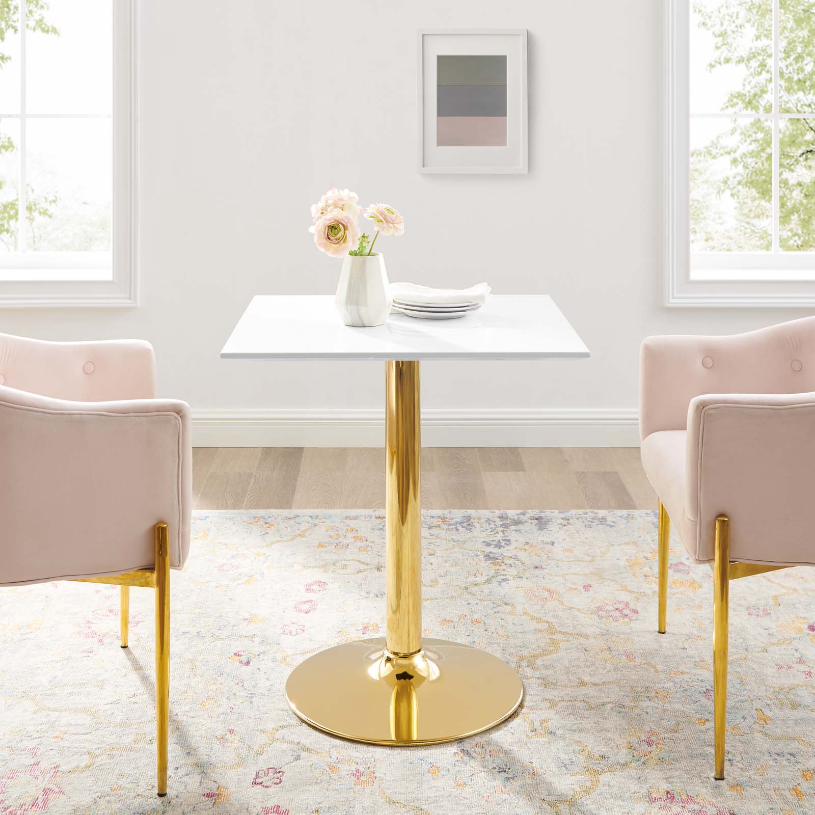 Modway Verne 28" Square Dining Table | Dining Tables | Modishstore-6