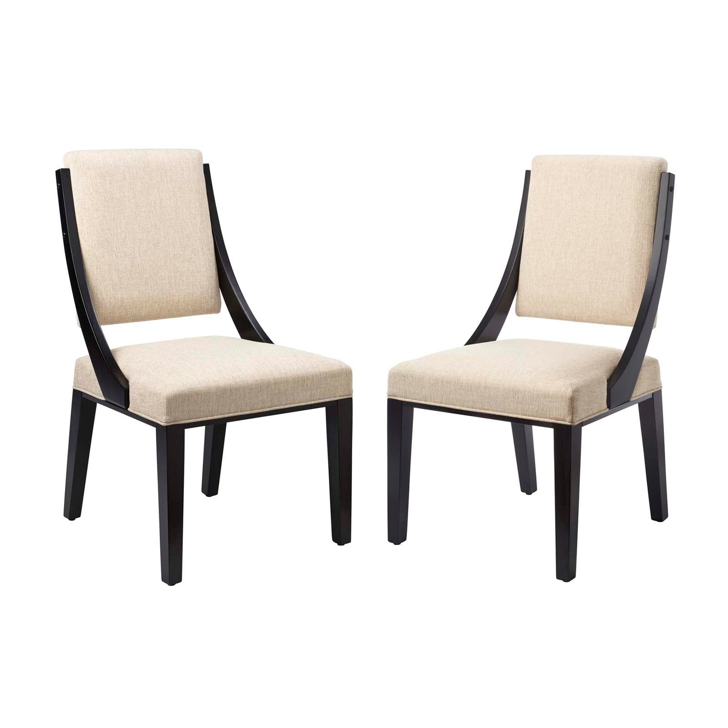 Cambridge Upholstered Fabric Dining Chairs - Set of 2 By Modway - EEI-4553 | Dining Chairs