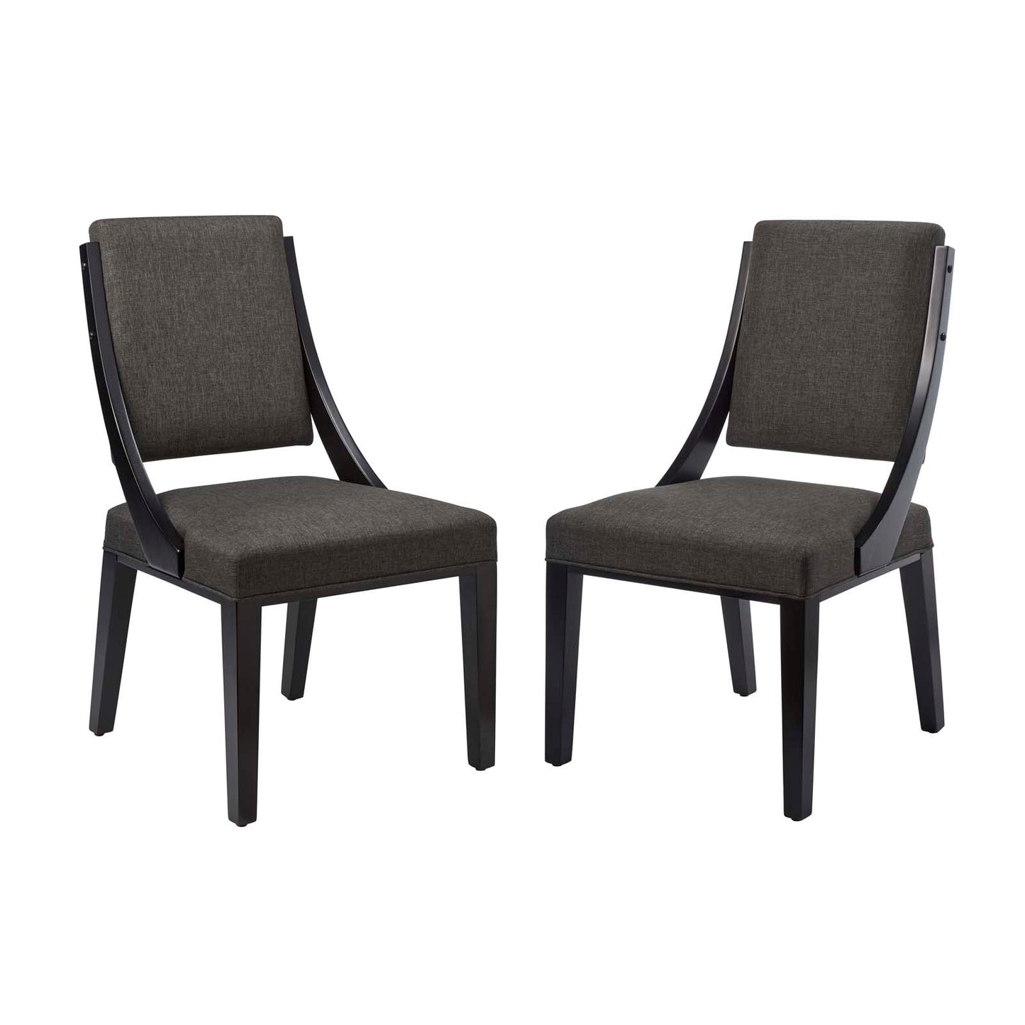 Cambridge Upholstered Fabric Dining Chairs - Set of 2 By Modway - EEI-4553 | Dining Chairs - 2