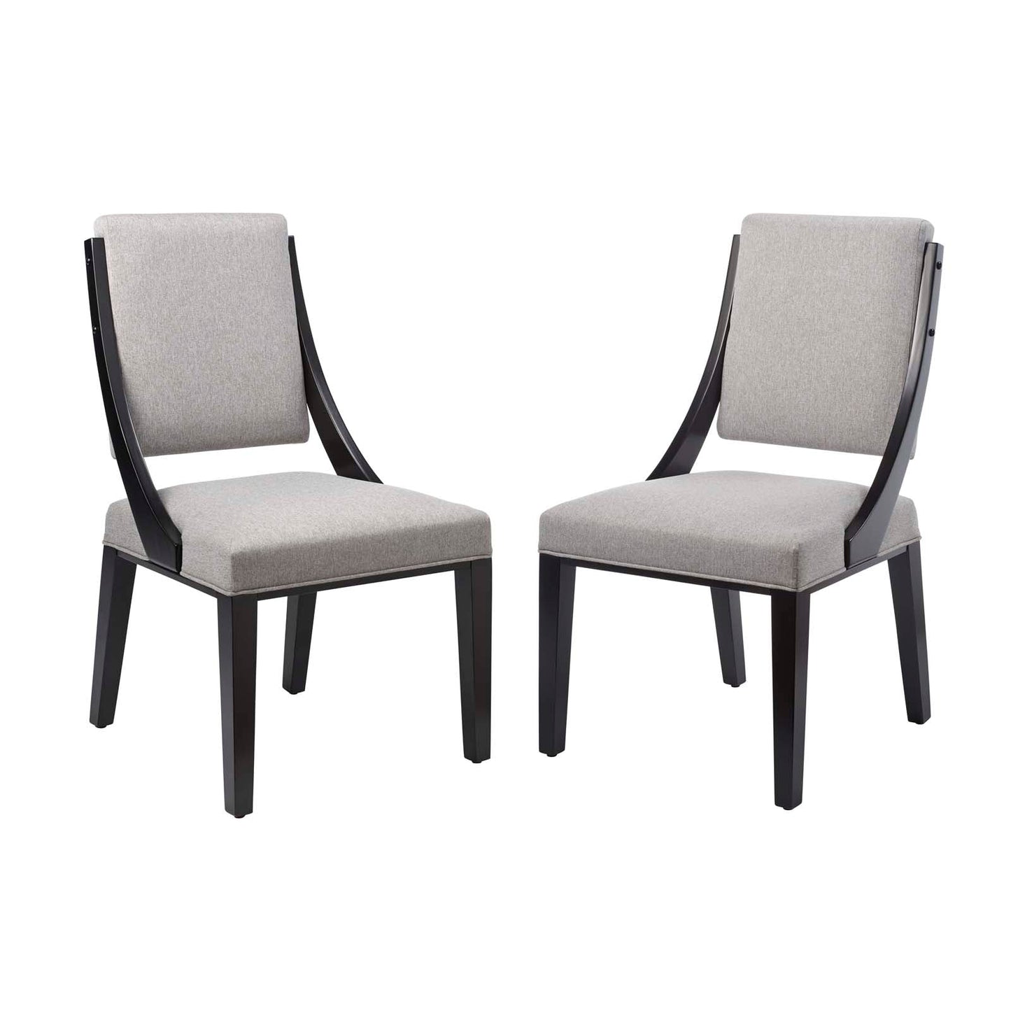 Cambridge Upholstered Fabric Dining Chairs - Set of 2 By Modway - EEI-4553 | Dining Chairs - 3