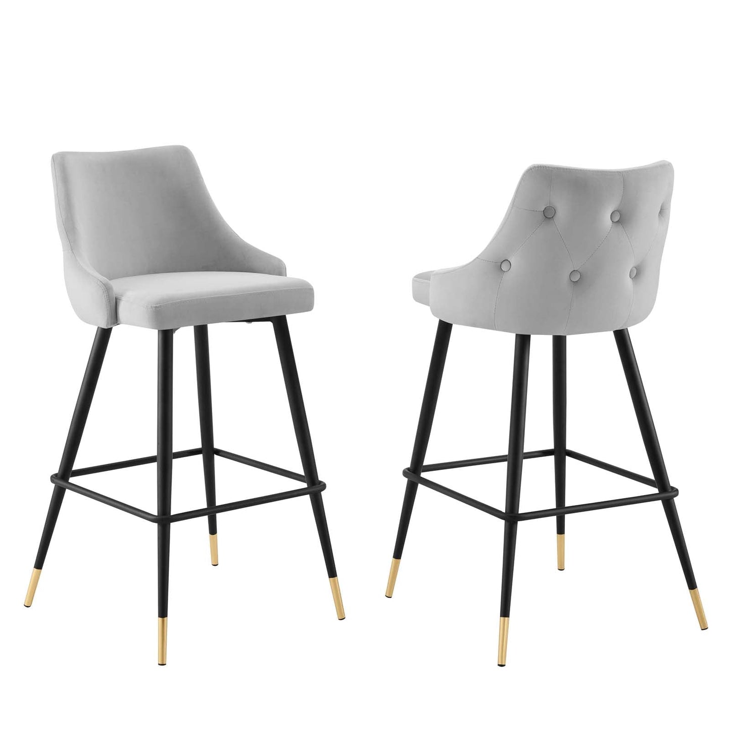 Adorn Performance Velvet Bar Stool Set of 2 By Modway - EEI-4595 | Bar Stools