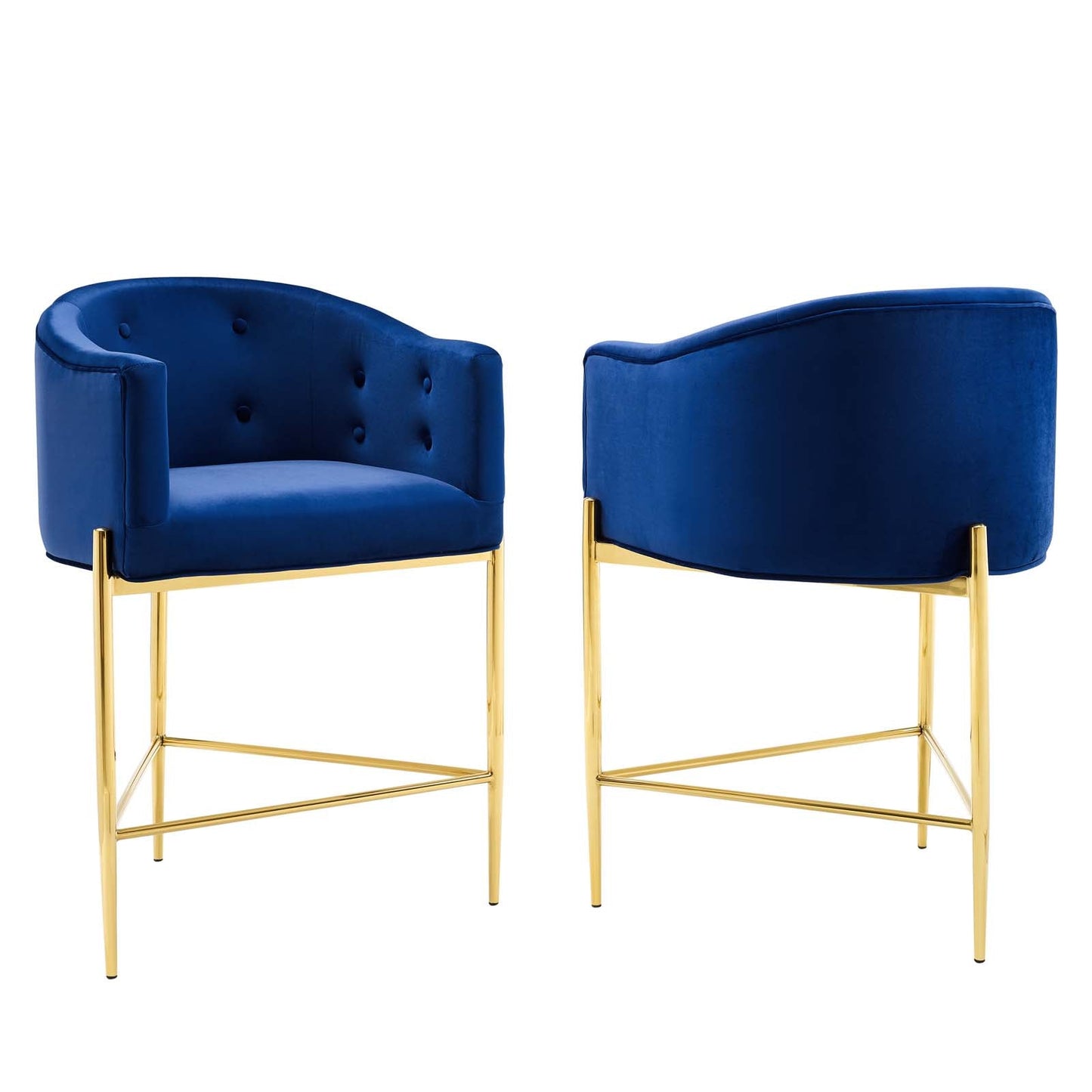 Savour Tufted Performance Velvet Counter Stool Set of 2 By Modway - EEI-4596 | Counter Stools | Modishstore - 2