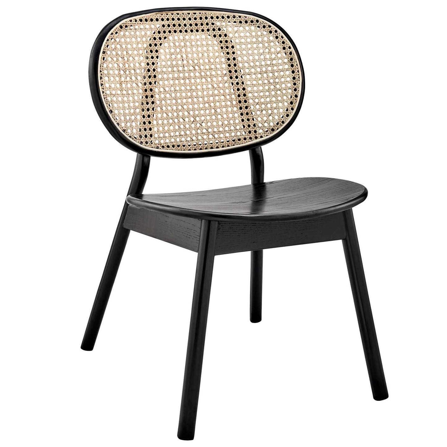 Malina Wood Dining Side Chair By Modway - EEI-4649-BLK | Dining Chairs | Modishstore