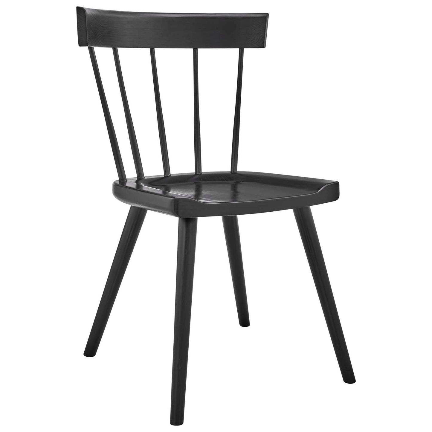 Sutter Wood Dining Side Chair By Modway - EEI-4650-BLK | Dining Chairs | Modishstore