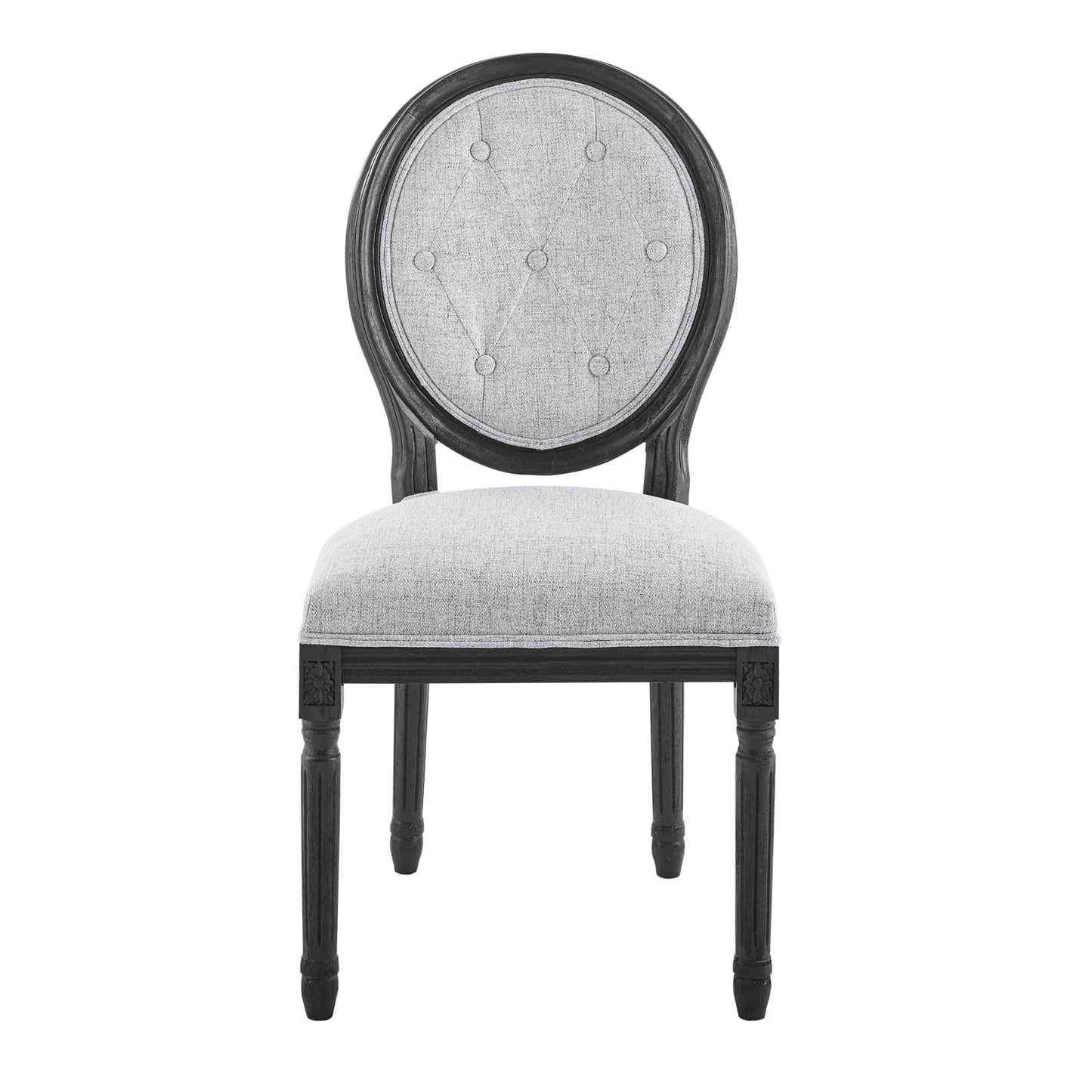 Modway Arise Vintage French Upholstered Fabric Dining Side Chair | Dining Chairs |