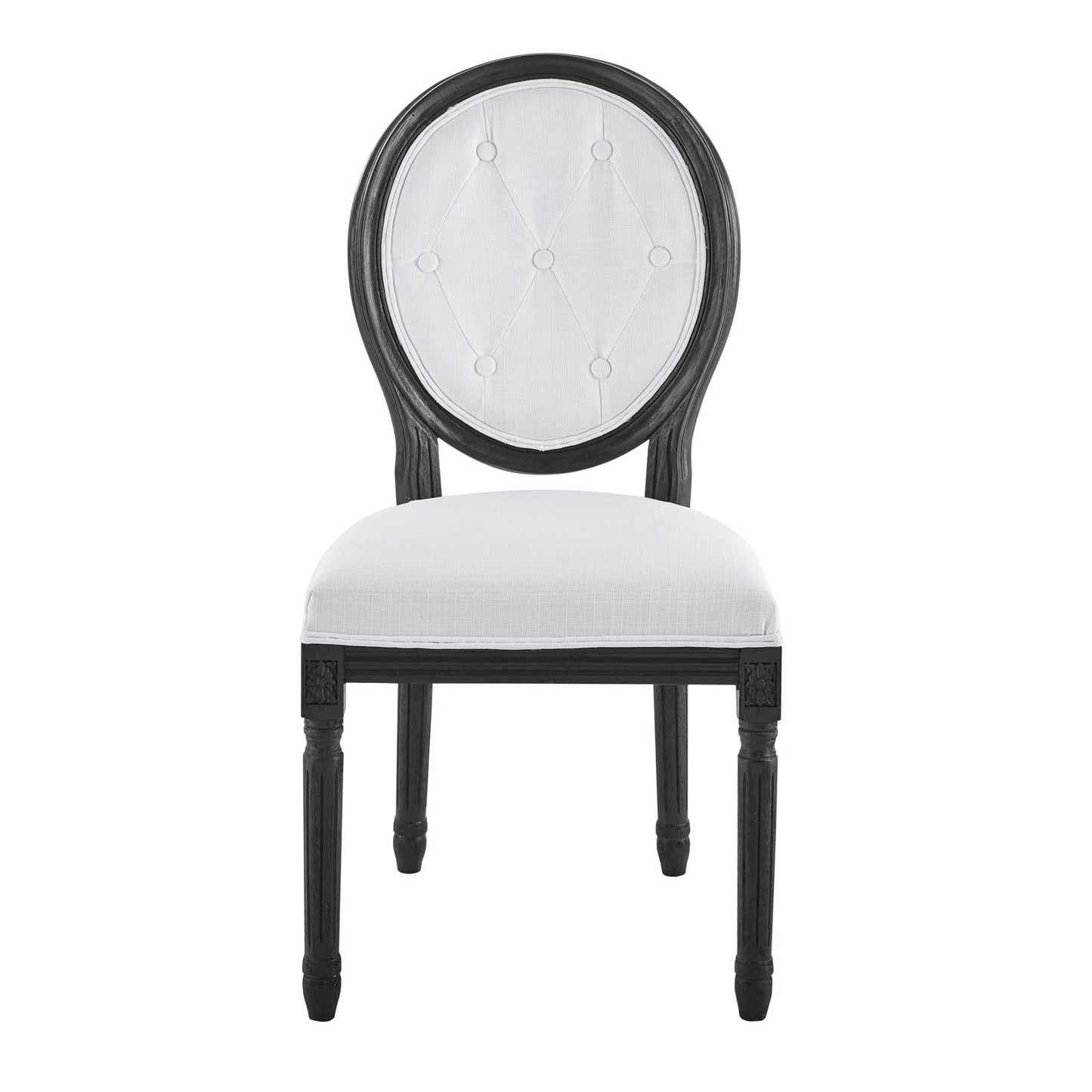Modway Arise Vintage French Upholstered Fabric Dining Side Chair | Dining Chairs |