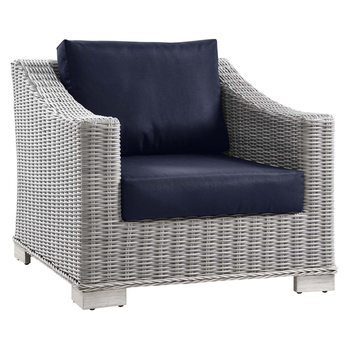 Modway Conway Outdoor Patio Wicker Rattan Armchair | Outdoor Sofas, Loveseats & Sectionals |
