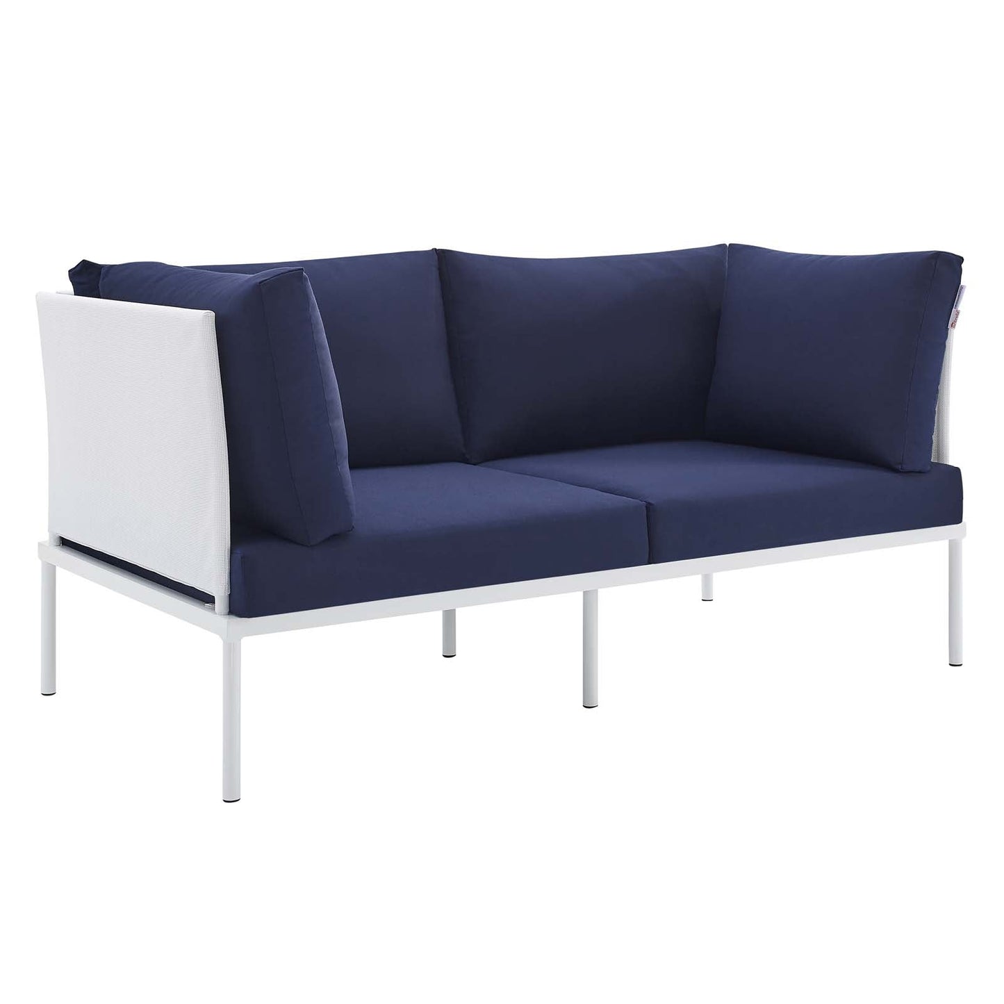Harmony Sunbrella® Outdoor Patio Aluminum Loveseat By Modway | Outdoor Sofas, Loveseats & Sectionals |