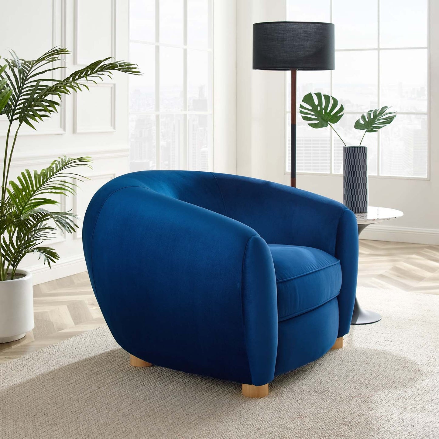 Modway Abundant Performance Velvet Armchair | Armchairs |