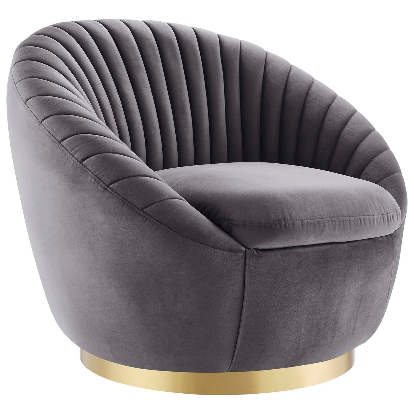 Whirr Tufted Performance Velvet Performance Velvet Swivel Chair By Modway | Armchairs | Modishstore-2