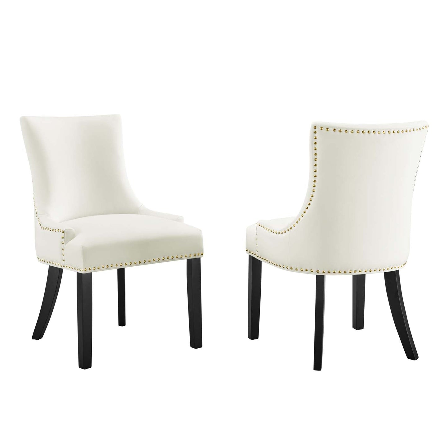 Marquis Performance Velvet Dining Chairs - Set of 2 By Modway | Dining Chairs |