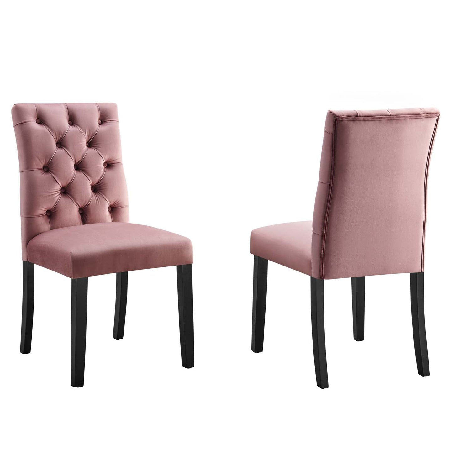 Duchess Performance Velvet Dining Chairs - Set of 2 By Modway | Dining Chairs |