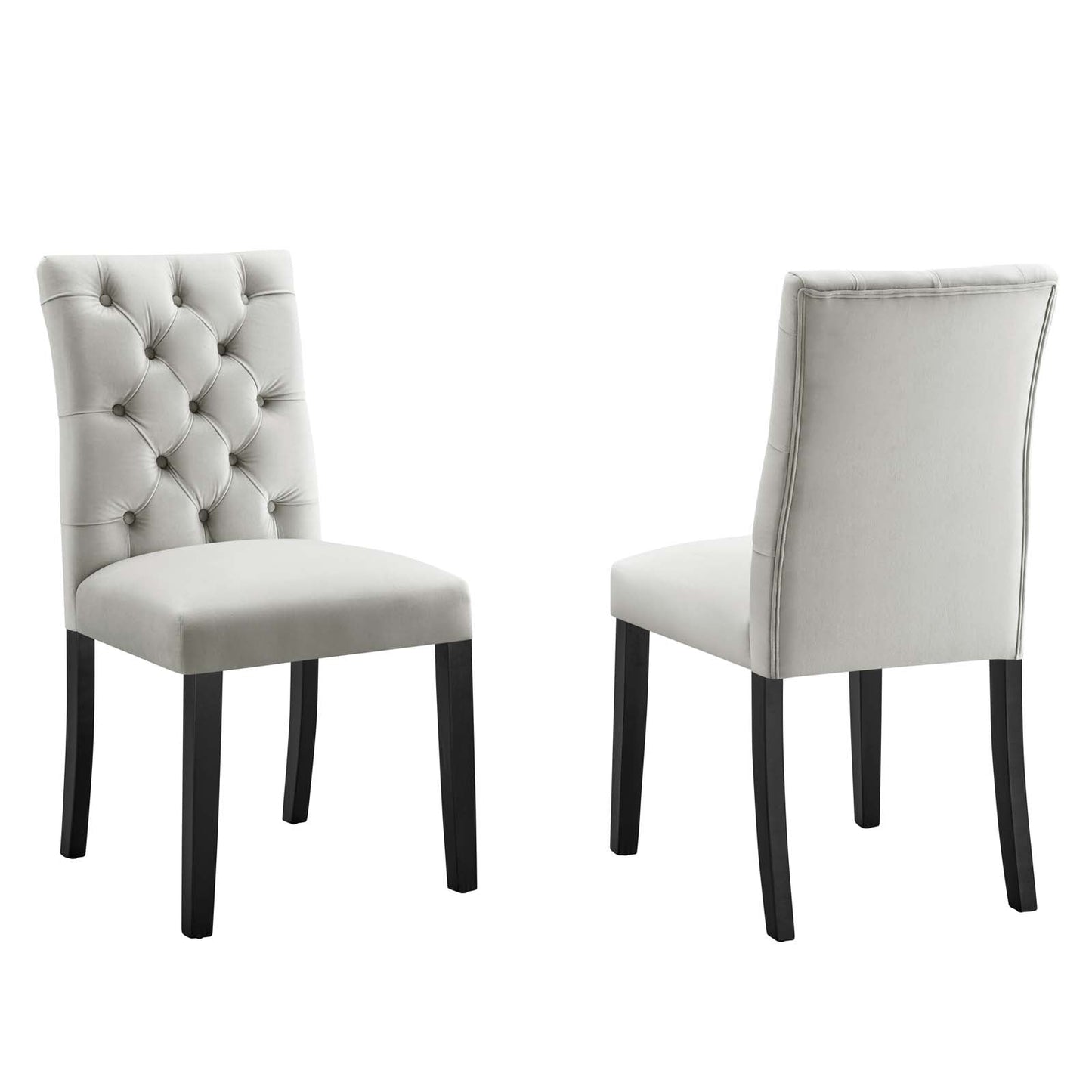 Duchess Performance Velvet Dining Chairs - Set of 2 By Modway | Dining Chairs |