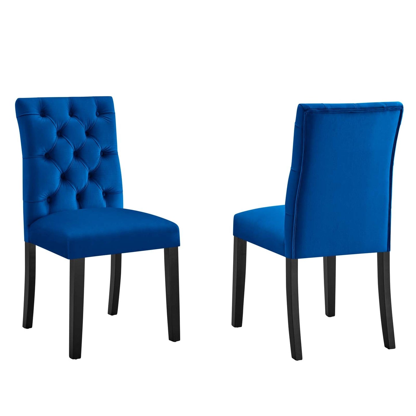 Duchess Performance Velvet Dining Chairs - Set of 2 By Modway | Dining Chairs |