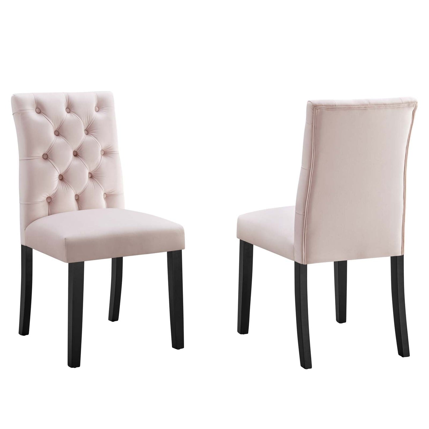 Duchess Performance Velvet Dining Chairs - Set of 2 By Modway | Dining Chairs |