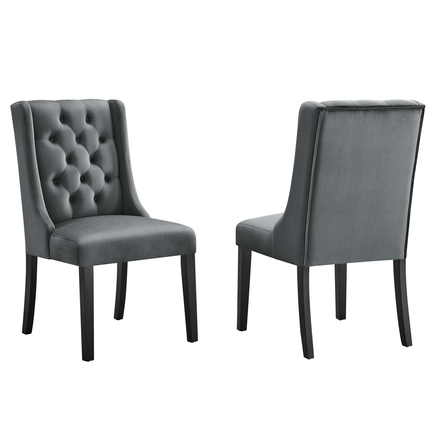 Baronet Performance Velvet Dining Chairs - Set of 2 By Modway | Dining Chairs |