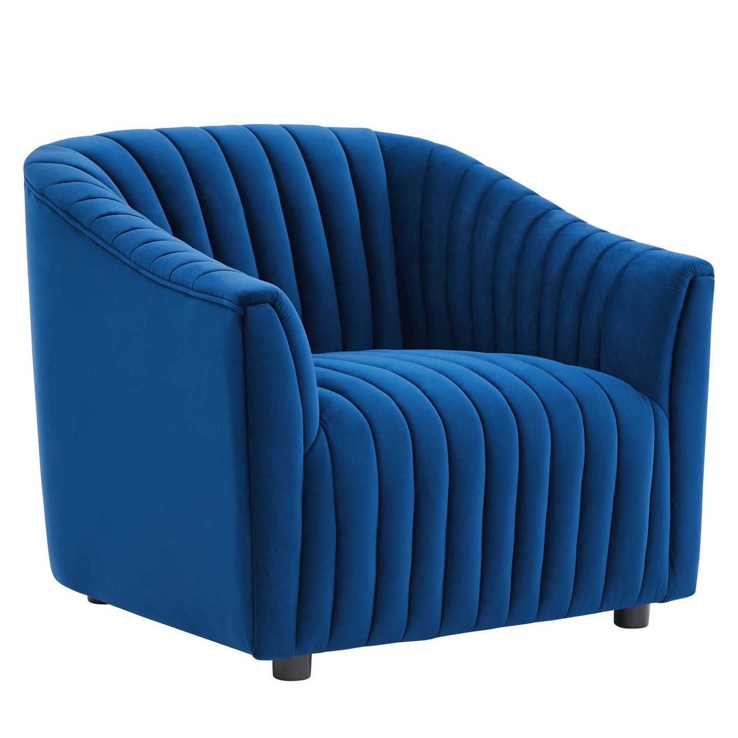 Announce Performance Velvet Channel Tufted Armchair By Modway | Armchairs |