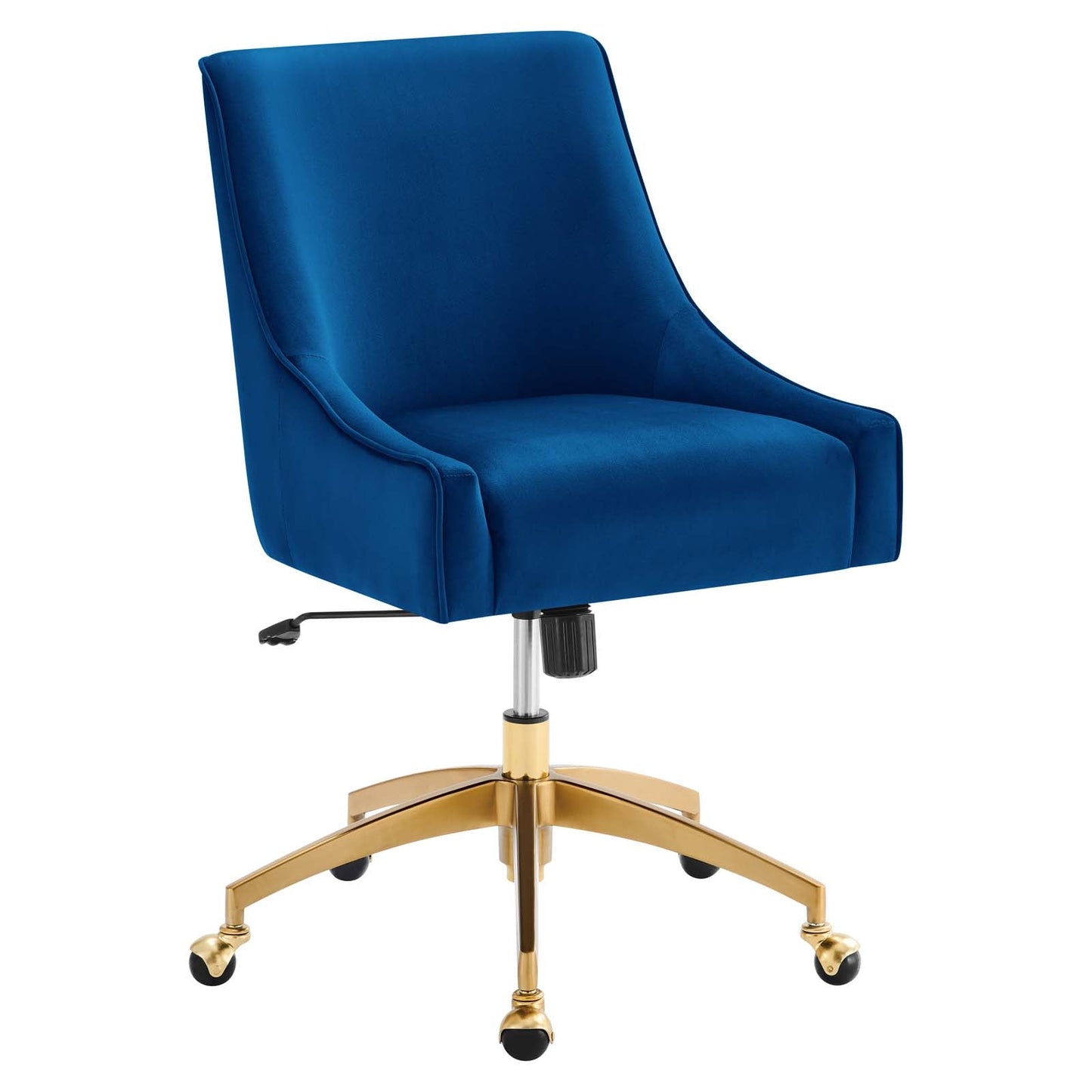 Discern Performance Velvet Office Chair By Modway - EEI-5079-GRN | Office Chairs | Modishstore - 4