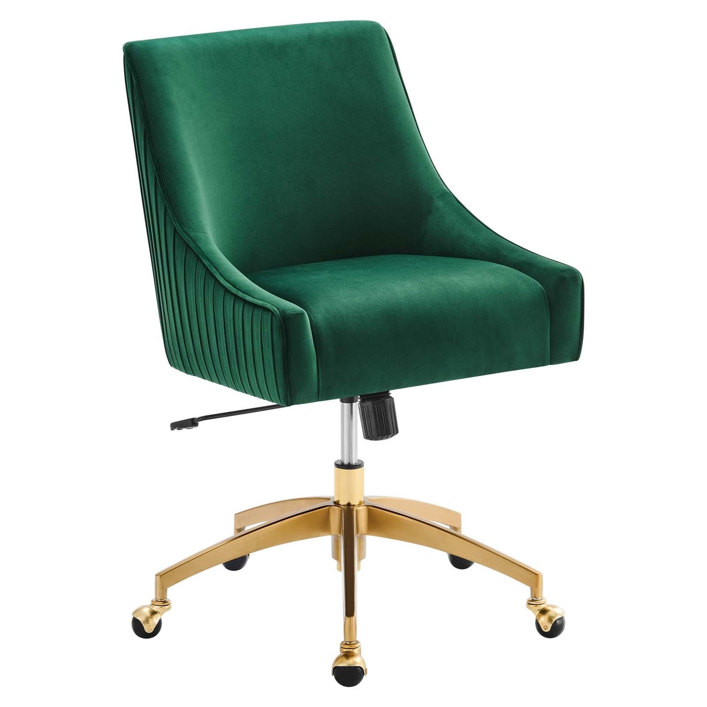 Discern Performance Velvet Office Chair By Modway - EEI-5080-GRN | Dining Chairs | Modishstore