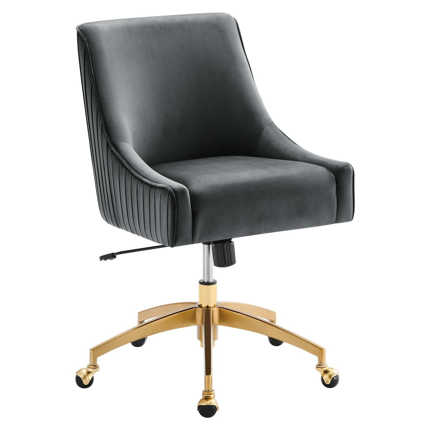Discern Performance Velvet Office Chair By Modway - EEI-5080-GRN | Dining Chairs | Modishstore - 2