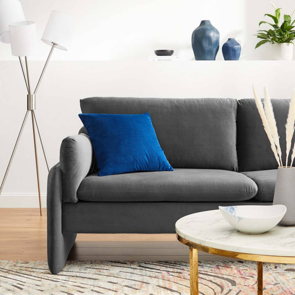 Modway Indicate Performance Velvet Sofa | Sofas |