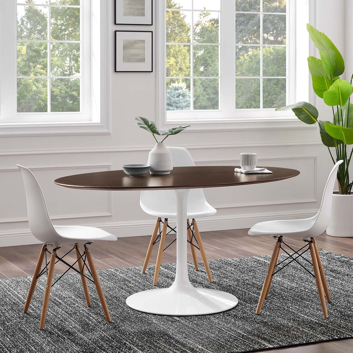 Modway Lippa 60" Oval Dining Table - EEI-5194