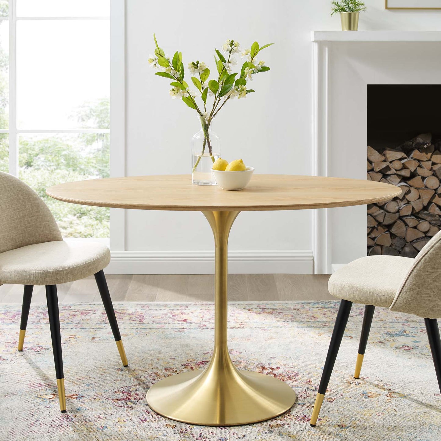 Lippa 48" Oval Wood Dining Table By Modway - EEI-5217 | Dining Tables