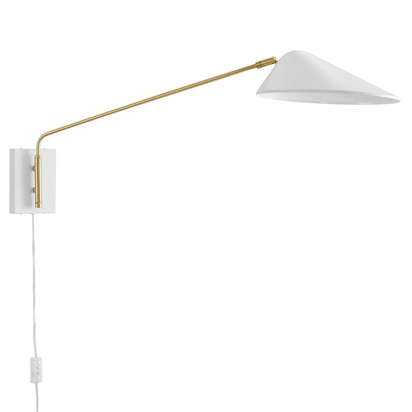 Modway Journey 24" Swing Arm Wall Sconce | Wall Lamps | Modishstore-2