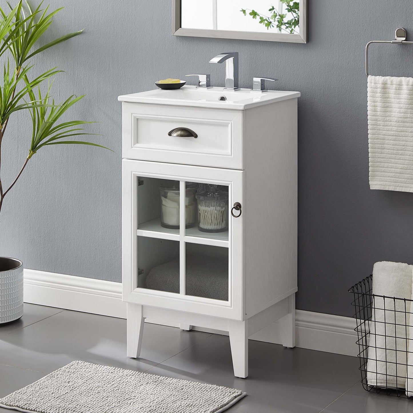 Modway Isle 18" Bathroom Vanity Cabinet | Bathroom Accessories