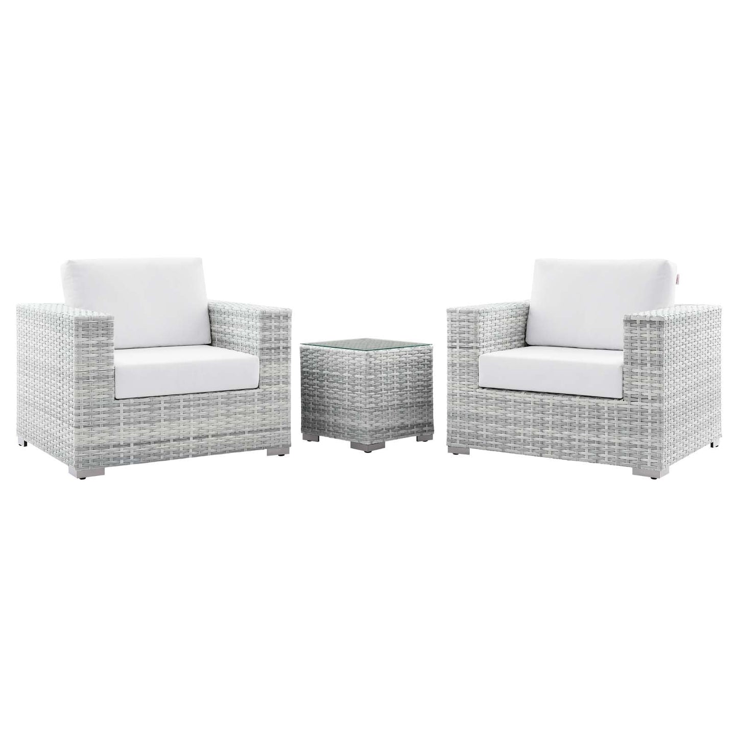 Modway Convene 3-Piece Outdoor Patio Set | Outdoor Sofas, Loveseats & Sectionals |
