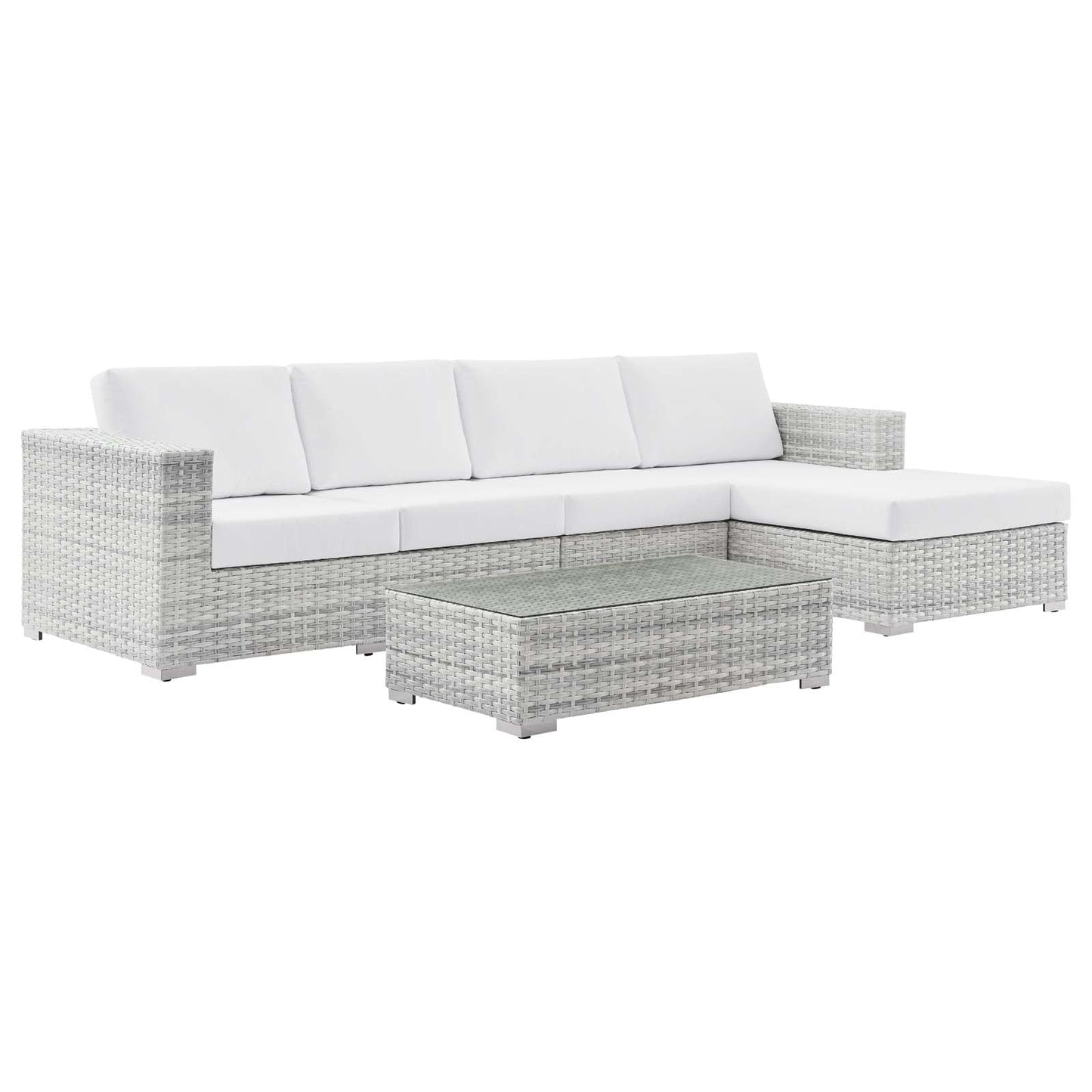 Convene 4-Piece Outdoor Patio Sectional Set By Modway - EEI-5445 | Outdoor Sofas, Loveseats & Sectionals - 2