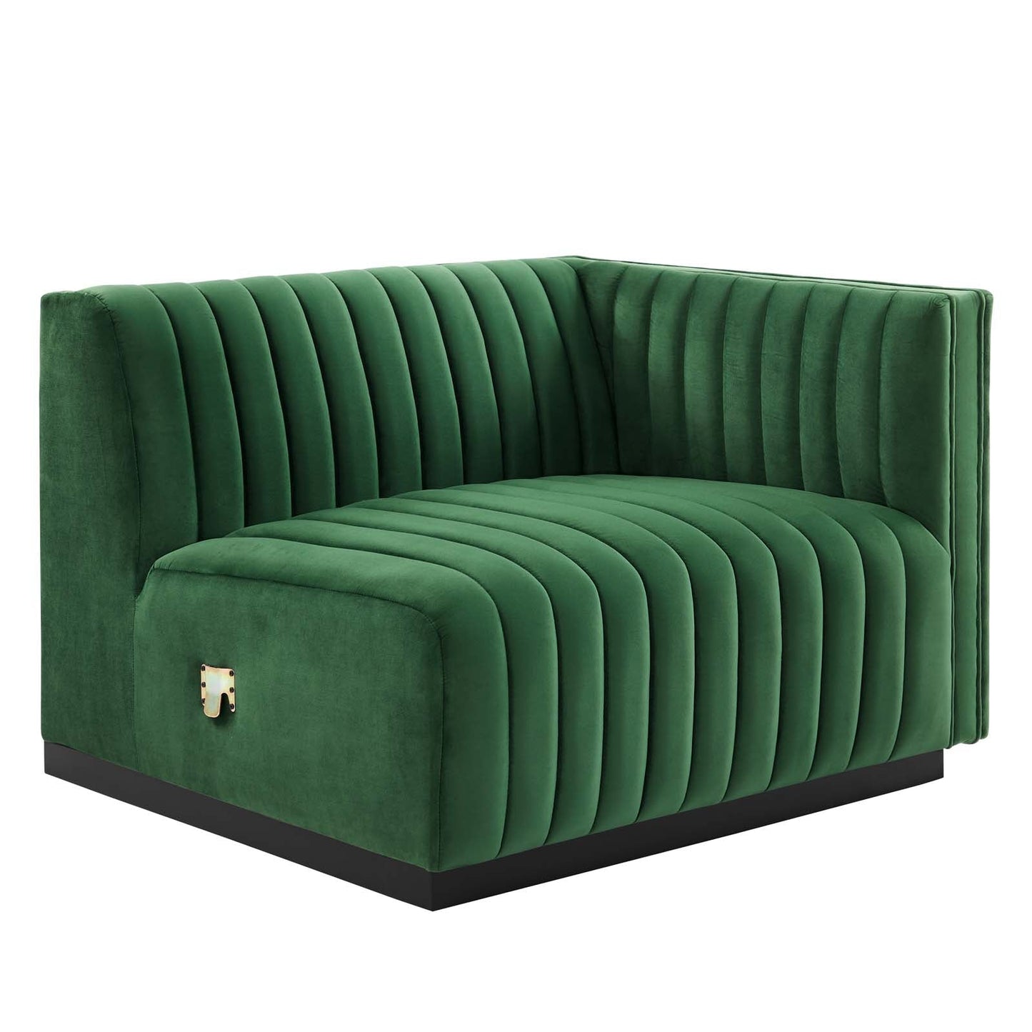 Conjure Channel Tufted Performance Velvet Right-Arm Chair By Modway - EEI-5492 | Armchairs - 2