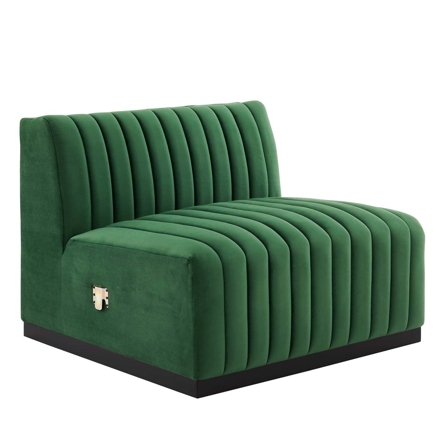 Conjure Channel Tufted Performance Velvet Armless Chair By Modway - EEI-5494 | Sofas - 2