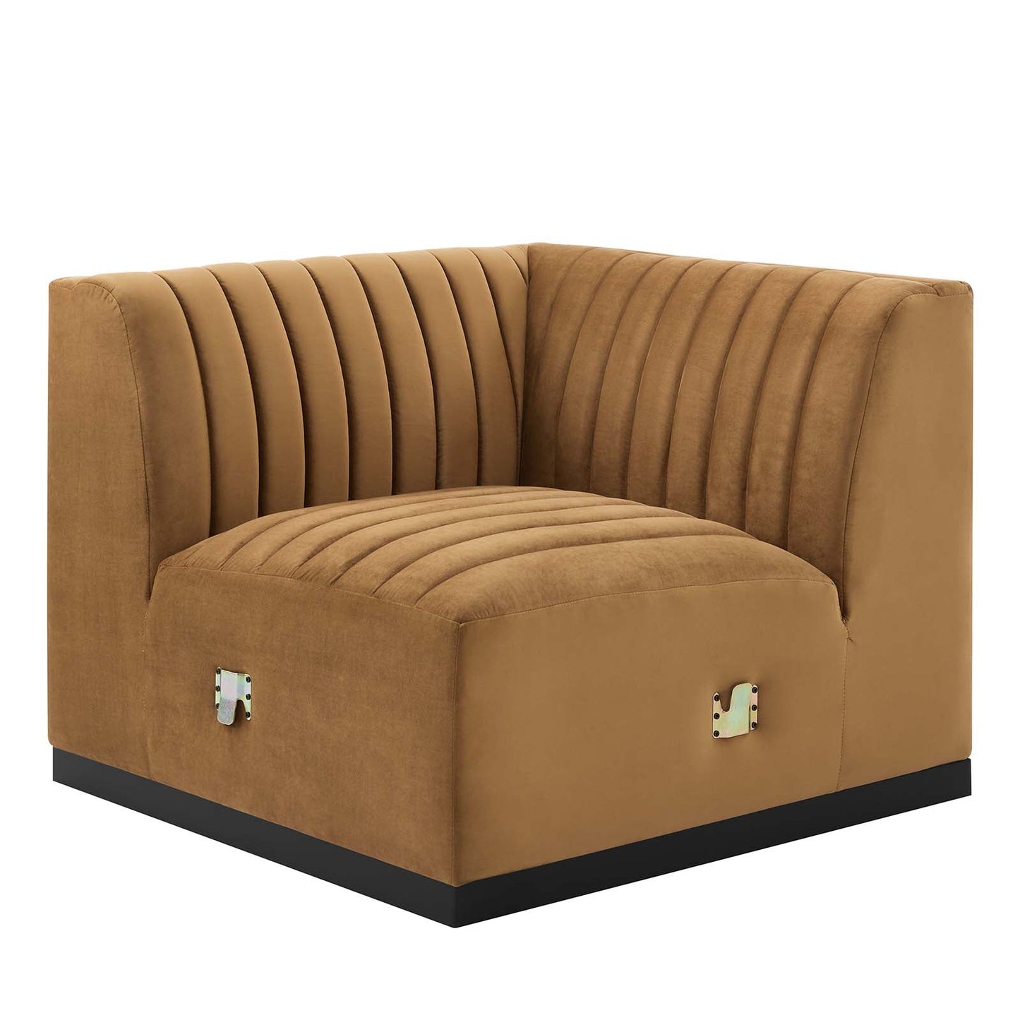 Conjure Channel Tufted Performance Velvet Left Corner Chair By Modway - EEI-5496 | Sofas