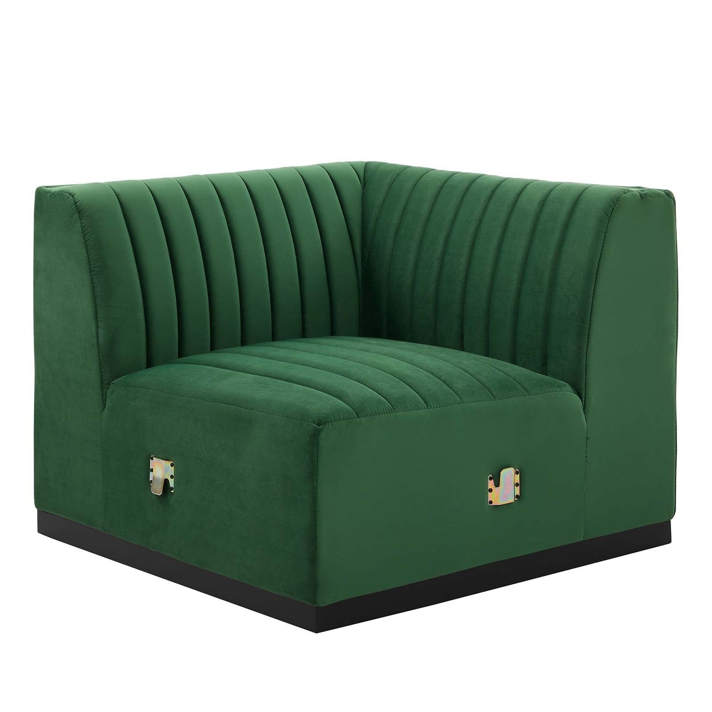 Conjure Channel Tufted Performance Velvet Right Corner Chair By Modway - EEI-5498 | Sofas - 2