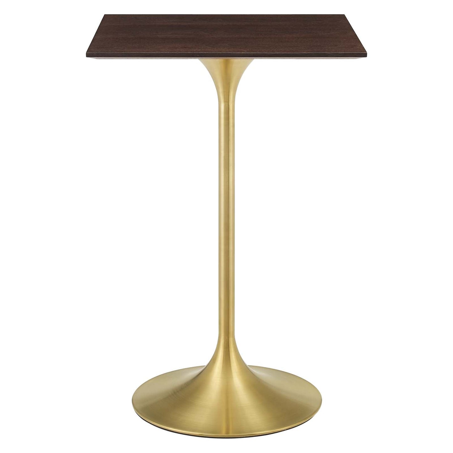Modway Lippa 28" Square Wood Bar Table | Dining Tables | Modishstore