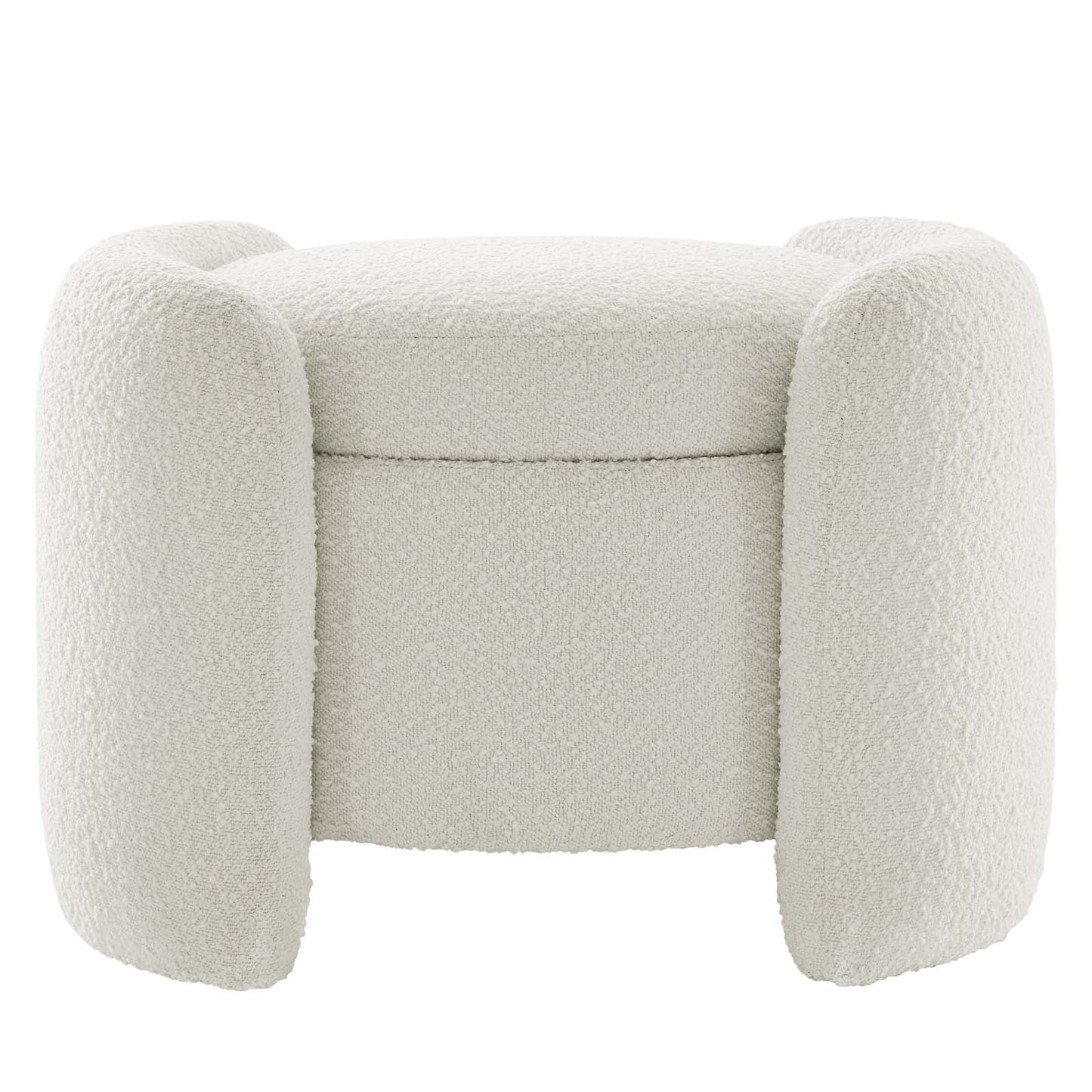 Modway Nebula Boucle Upholstered Upholstered Ottoman | Ottomans | Modishstore
