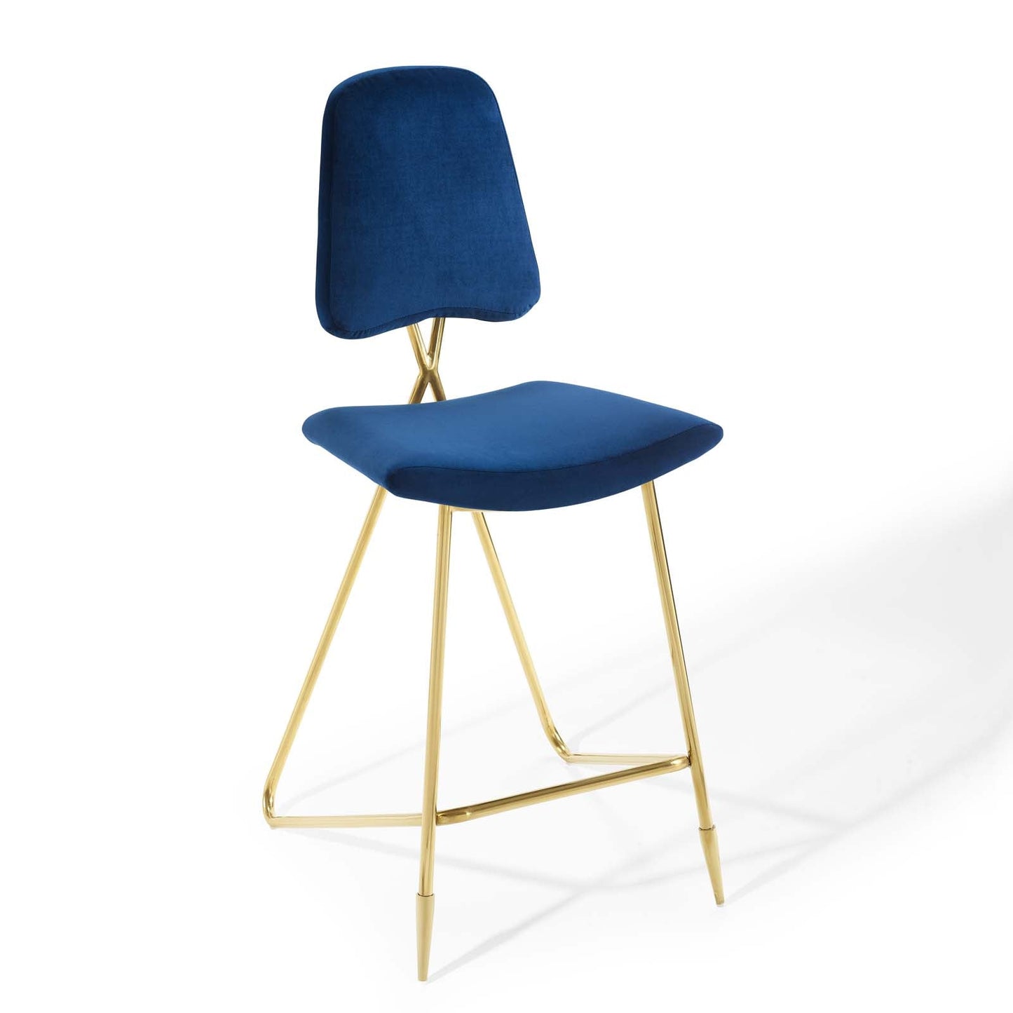 Ponder Bar Stool Performance Velvet Set of 2 By Modway | Bar Stools | Modishstore-3